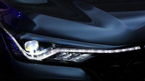 国产车车灯视频素材,科技之光，照亮未来之路