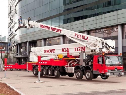 国产云梯消防车视频